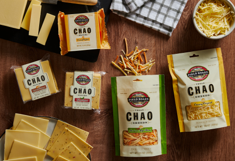 In addition to new plant-based slice flavors like Smoked Original Slices and Spicy Original Slices, Chao Creamery now delivers a Creamy Original Block, Creamy Original Shreds and Mexican Style Blend Shreds. (Photo: Business Wire)