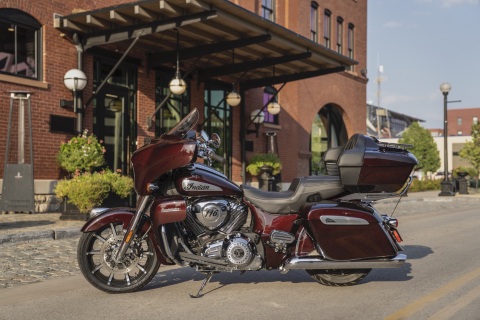 The New 2021 Indian Motorcycle Roadmaster Limited Delivers Modern Styling with Chrome Finishes (Photo: Business Wire)