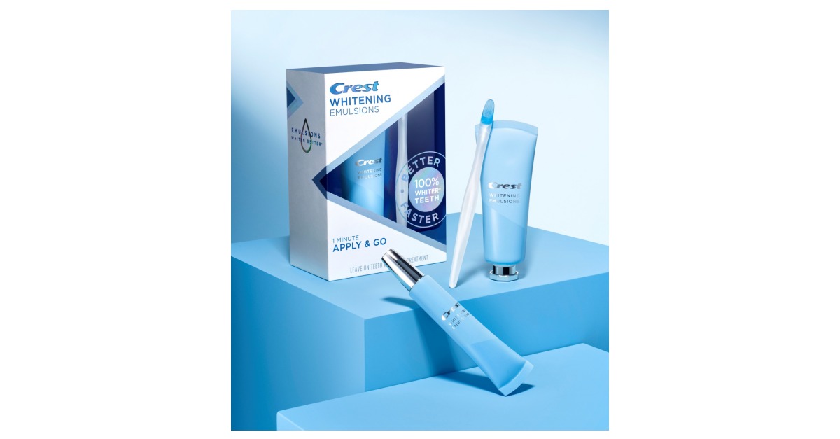 Crest Disrupts Teeth Whitening Category With the Launch of New Crest Whiten...