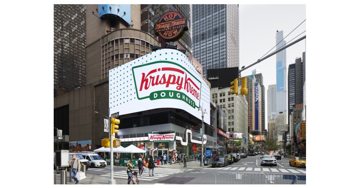 Krispy Kreme® Lights Worlds Largest Hot Light In Celebration Of Times Square Flagship Grand