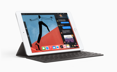 The eighth-generation iPad features the powerful A12 Bionic with the Neural Engine, a beautiful 10.2-inch Retina display, and so much more. (Photo: Business Wire)
