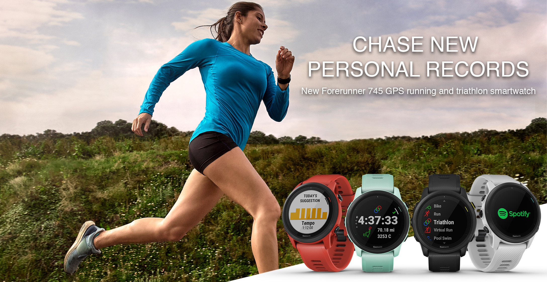 new personal records the Garmin Forerunner 745 | Business Wire