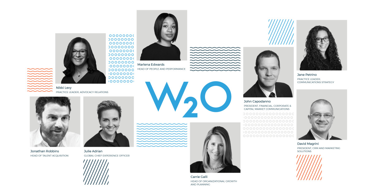 W2O Adds Innovative and Trailblazing Leaders to Continue Growth and Transformation Momentum - Busine