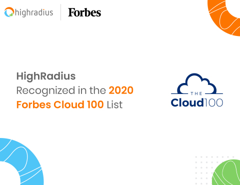 original HighRadius Recognized in the 2020 Forbes Cloud 100 List (Graphic: Business Wire)
