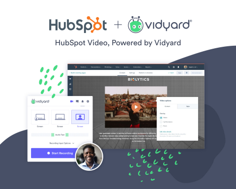 New viewer engagement analytics and video reporting tools give users of HubSpot Video, which is powered by Vidyard, greater insight into customer behaviors and the true impact of their online video content. (Photo: Business Wire)