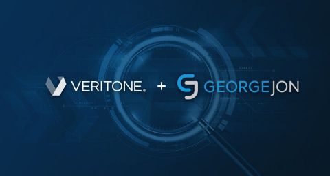 original Veritone's new strategic alliance with George Jon accelerates the rapid discovery of actionable evidence critical to eDiscovery. (Graphic: Business Wire)