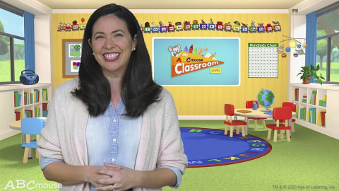 My ABCmouse Classroom Live! features a daily schedule of video lessons from master teachers streamed on-demand as well as curriculum-based instruction and activities. (Graphic: Business Wire)