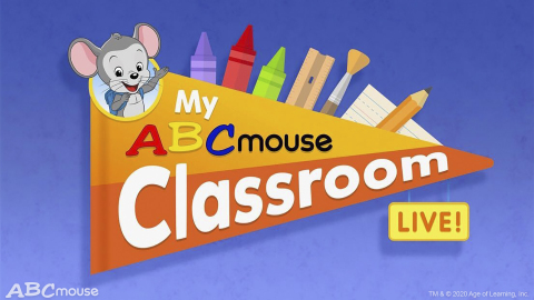 My ABCmouse Classroom Live!, available in ABCmouse, delivers a new experience to help children learn independently at home. (Graphic: Business Wire)