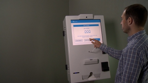 The AB Kiosk System autonomously coordinates and conducts court-mandated alcohol monitoring, greatly reducing administrative costs and the risk of COVID-19 transmission. (Photo: Business Wire).