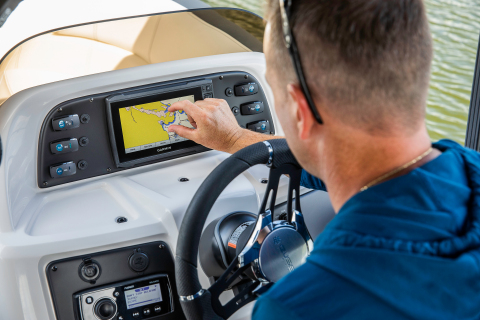 Fusion Entertainment audio packages selected by Manitou Pontoon Boats as standard-fit for select model year 2021 boats, expanding onboard audio integration with Garmin marine electronics through the free Fusion-Link app. (Photo: Business Wire)