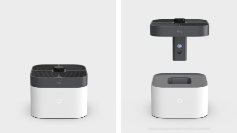 The new Ring Always Home Cam is an autonomously flying indoor camera letting users see what’s happening throughout their homes in real-time. (Photo: Business Wire)