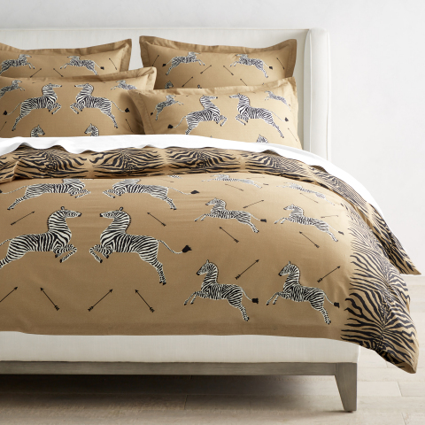 The House of Scalamandré Zebras Organic Duvet Cover & Shams for Williams Sonoma Home (Photo: Business Wire)