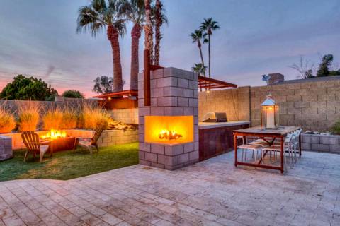 Cactus Wren, Scottsdale, AZ: Cooking al fresco is the main attraction at this stunning desert oasis. (Photo: Business Wire)