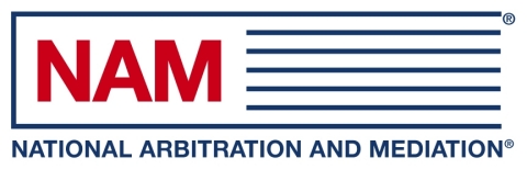 NAM (National Arbitration and Mediation) Logo