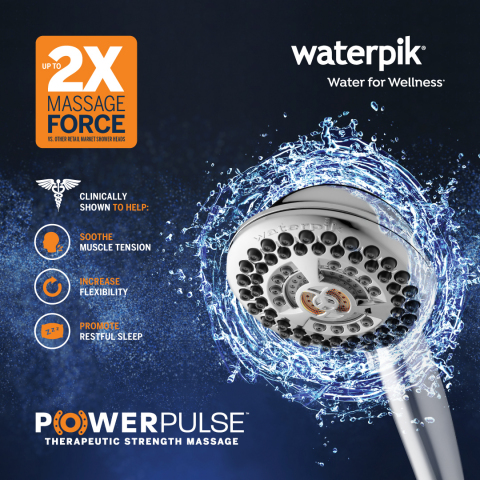 Waterpik PowerPulse Therapeutic Strength Massage (Graphic: Business Wire)