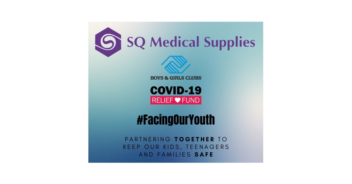 SQ Medical Supplies’ ‘Facing Our Youth’ Campaign Pledges 100,000 and