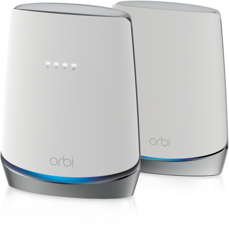 original The NETGEAR Orbi™ Tri-band WiFi 6 Mesh System with Built-in DOCSIS 3.1 Cable Modem (CBK752) which includes a router and a satellite is now available in the US from NETGEAR.com for an MSRP of $599.99 USD. (Photo: NETGEAR)