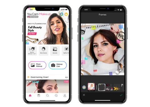 YouCam Makeup teams up with Pretty Connected’s Lara Eurdolian for an interactive female founder spotlight (Photo: Business Wire)