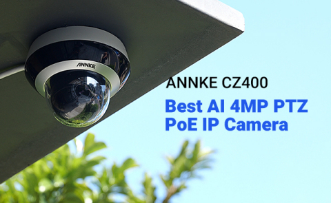 ANNKE CZ400 4MP 4X Optical Zoom PoE Security Camera (Photo: Business Wire)