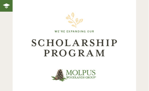 Molpus Woodlands Group Expands Scholarship Program (Graphic: Business Wire)