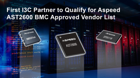 First I3C partner to qualify for ASPEED AST2600 BMC approved vendor list (Photo: Business Wire)