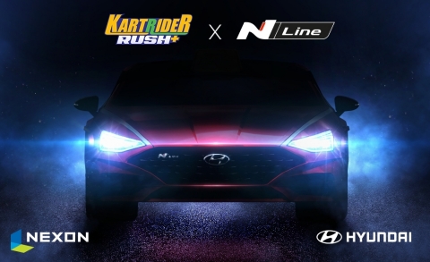 KartRider Rush+ Partners with Hyundai Motor Company to Unveil New SONATA N Line Kart (Graphic: Business Wire)