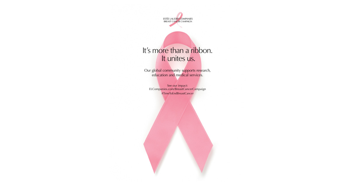 It's More Than a Ribbon: The Estée Lauder Companies Introduces Its 2020  Breast Cancer Campaign With a Renewed Sense of Unity