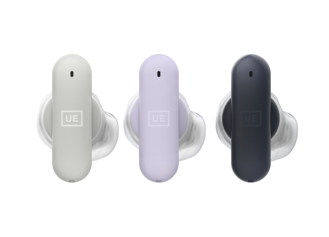UE FITS available in 3 colors: Cloud (Grey), Dawn (Lilac) and Eclipse (Navy). (Photo: Business Wire)