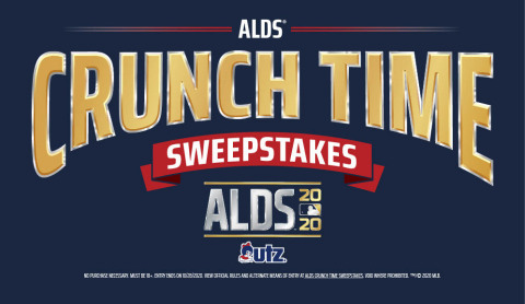 Utz sponsors the American League Division Series, October 5, 2020. Catch it on TBS!  - http://www.utzsnacks.com/scoreutz  - (Photo: Business Wire)