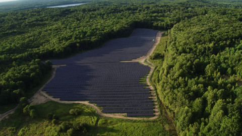 Pine Hill Solar Project, developed by EDF Renewables, is expected to meet 100% of the energy demands for Providence Water. (Photo: Business Wire)
