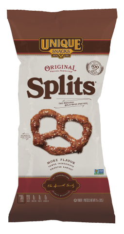Unique Snacks Original Splits new packaging (Photo: Business Wire)