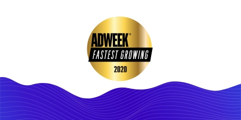 original Adweek ranked Bounteous in the top 10 large agencies in the world on its 2020 Adweek: 100 Fastest Growing list. (Photo: Business Wire)
