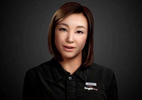 Meet Stella, Singtel's newest digital human employee from UneeQ. Designed to provide a more personalized, contact-free retail experience, Stella serves as Singtel’s state-of-the-art 5G virtual retail assistant across its new unmanned UNBOXED pop-up stores. (Photo: Business Wire)