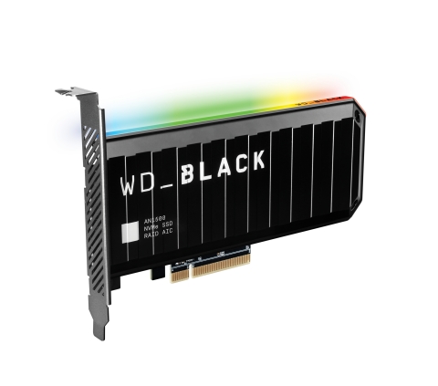 WD_BLACK AN1500 NVMe SSD Add-in-Card. Western Digital’s latest additions to the WD_BLACK portfolio offer innovative gaming solutions to help consumers meet the demands of next-gen games. (Photo: Business Wire)