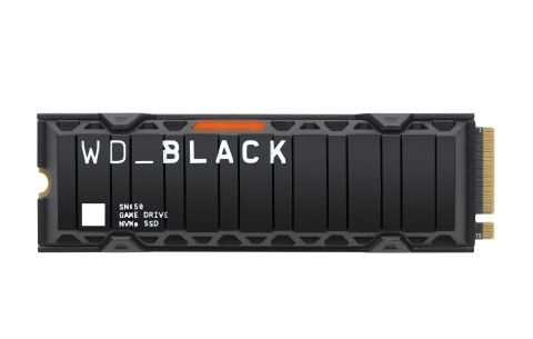 WD_BLACK SN850 NVMe SSD (Heatsink). Western Digital’s latest additions to the WD_BLACK portfolio offer innovative gaming solutions to help consumers meet the demands of next-gen games. (Photo: Business Wire)