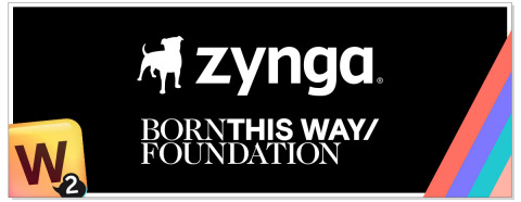 Born This Way Foundation and Zynga Partner to Raise Awareness of World Mental Health Day in Words With Friends Takeover Event (Graphic: Business Wire)