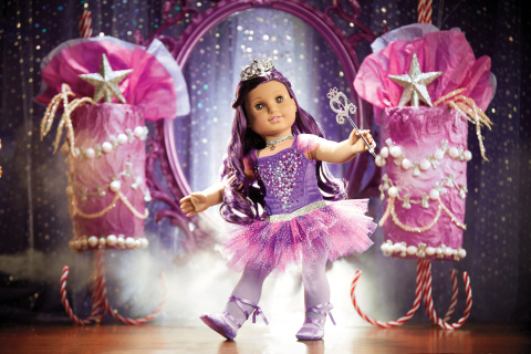 American Girl's limited edition Sugar Plum Fairy collector doll with 240 Swarovski crystals. (Photo: Business Wire)