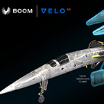 ブーム・スーパーソニック、VELO3Dが3D印刷したフライトハードウエア