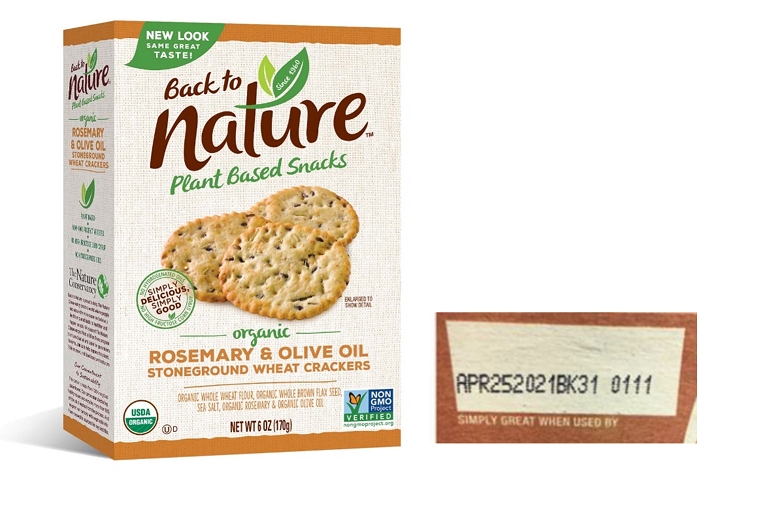 B G Foods Issues Voluntary Allergy Alert For A Limited Number Of Boxes Of Back To Nature Organic Rosemary Olive Oil Stoneground Wheat Crackers Containing Peanut Butter Cookies Business Wire