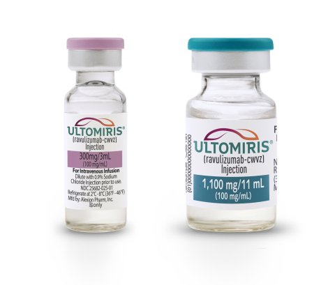 Image of ULTOMIRIS® (ravulizumab-cwvz) 100 mg/mL vials (3 mL and 11mL) (Photo: Business Wire)