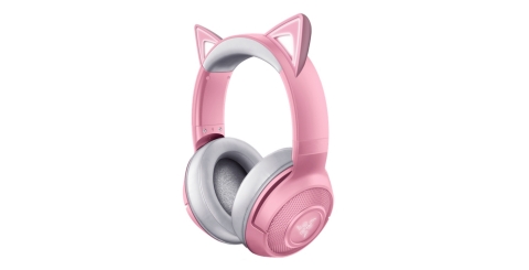 Razer CEO and Co-Founder, Min-Liang Tan, announces a fresh take on a fan favorite: Kraken BT Kitty Edition. The popular kitty headset now features 5.0 Bluetooth and Razer Chroma RGB so fans can take their meow factor anywhere. (Photo: Business Wire)