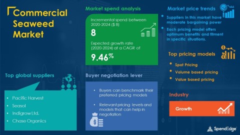 SpendEdge has announced the release of its Global Commercial Seaweed Market Procurement Intelligence Report (Graphic: Business Wire)