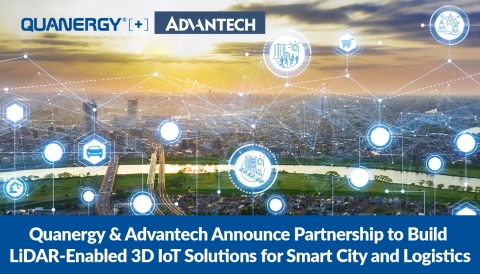 Quanergy and Advantech Announce Partnership to Build LiDAR-based 3D IoT Solutions for Smart City and Logistics (Photo: Business Wire).