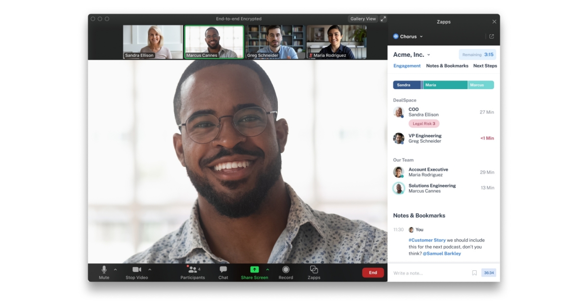 Chorus.ai Teams Up With Zoom to Deliver RealTime Relationship