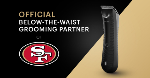 This summer, the San Francisco 49ers designated MANSCAPED as its first ever “Official Below-the-Waist Grooming Partner,” resulting in an outpouring of excitement from fans and the media. (Graphic: Business Wire)