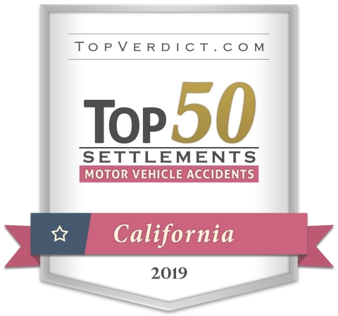 Blair & Ramirez LLP - Top Verdict - Top 50 Motor Vehicle Accident Settlements in California in 2019 (Photo: Business Wire)