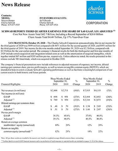 PDF of press release and tables.