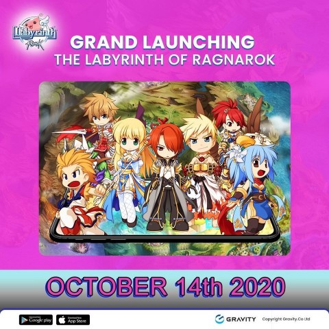 New idle MMORPG The Labyrinth of Ragnarok was launched in the Philippines, Singapore, and Malaysia at 13:00 on October 14 (UTC+8). The game serviced Gravity Co., Ltd., a global game company, and operated by Gravity Game Link (GGL), an Indonesian branch of Gravity. The Labyrinth of Ragnarok, an idle MMORPG set in the fictional world of Ragnarok, is characterized with diverse game stages and monsters. The game provides not only the idle automatic hunting content for simple character growth but also a range of differentiated contents that allow users to experience the fun of controlling the game, such as to escape mazes and play PVP battles. The automatic play content also includes MVP and boss levels for added fun as well as a range of other entertaining contents. (Graphic: Business Wire)