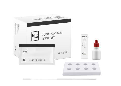 original blnk COVID-19 Antigen Rapid Test Kit with 20 Tests (Photo: Business Wire)