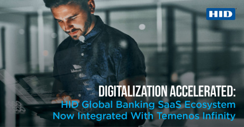 HID has collaborated with Temenos to expand the features of its multi-factor authentication solution that is available via the Temenos MarketPlace (Photo: Business Wire).